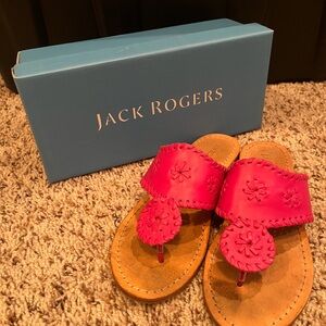 Girls Jack Rogers Pink Sandals